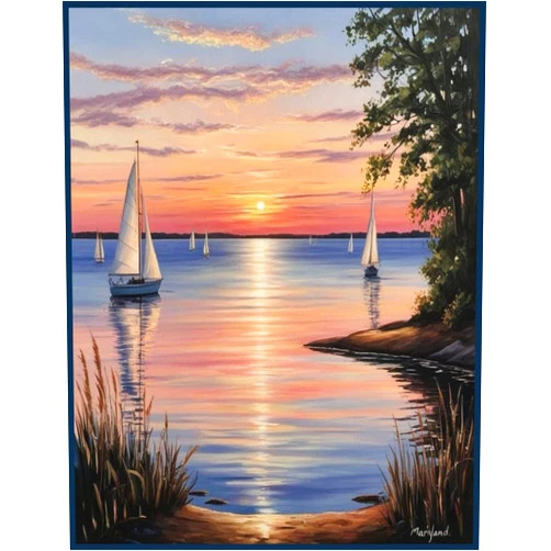 By Raven Waters Books United States Edition (Author) Maryland - Chesapeake Bay Inspired Notebook: College ruled notebook – Maryland, Chesapeake, East Coast. 8.5”x 11”, 160 pages…Great for school, work, or journals.