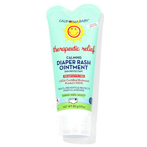 California Baby Calming Diaper Rash Cream | Zinc Oxide Ointment | 100% Bio-Based | Calming Lavender Scent | Hypoallergenic | Soothing Diaper Rash Cream For Baby | 82 g / 2.9 oz.