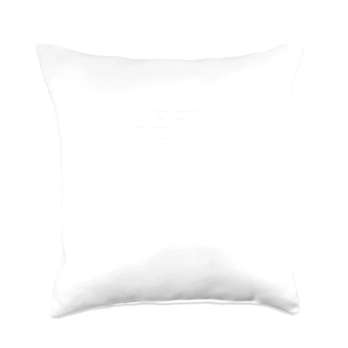 Meako Gifts Left or Right Alcohol Joke Throw Pillow, 18x18, Multicolor
