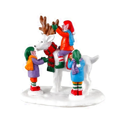 Lemax Village Collection Reindeer Snowman