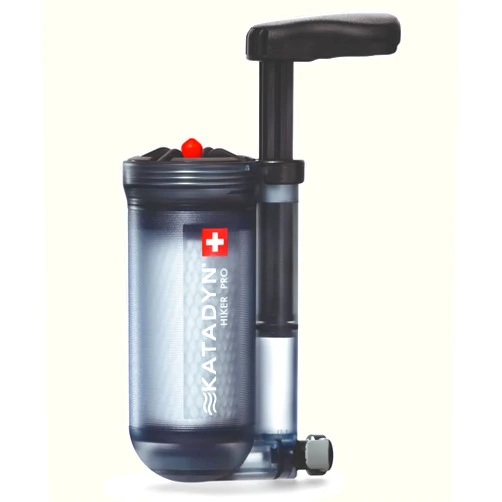 Katadyn Hiker Pro Hand Pump Water Filter for Backpacking, Camping, Emergency Survival