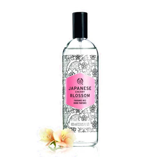 The Body Shop Mist for Unisex, Japanese Cherry Blossom, 3.3 Ounce