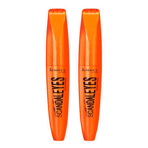 Rimmel Scandaleyes Mascara, Extreme Black, 12mL (0.41 Fl Oz), Pack of 2