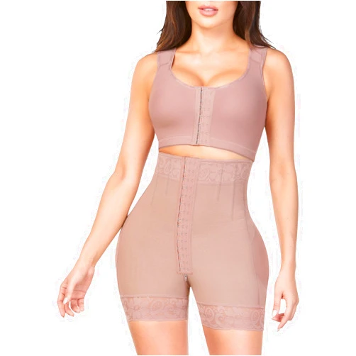Ann Chery 5156B Lifts buttocks hourglass silhouette shorts for Women | High Waisted Butt Lifting | Faja Colombiana
