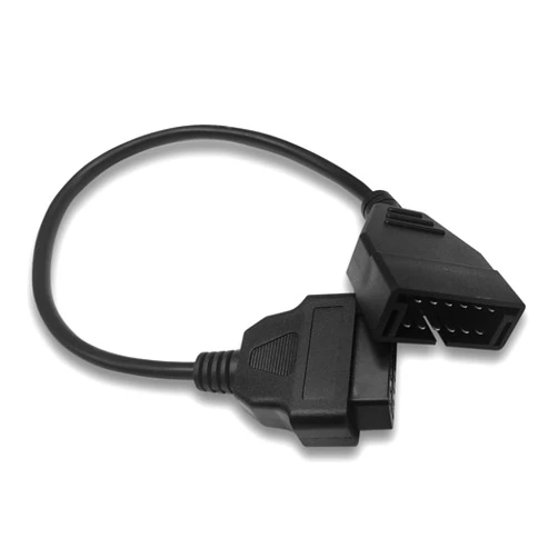 SamWinGear OBD1 to OBD2 Adapter OBD1 Scanner Connector, OBD1 to OBD2 GM Adapter Code Reader Scanning Diagnostic Extension Cable Connector for GM Popular Innova Forscan 12 Pin to OBD1 to OBD2 16 Pin
