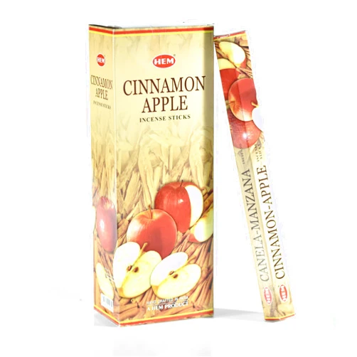 HEM Cinnamon Apple - Box of Six 20 Stick Tubes - HEM Incense
