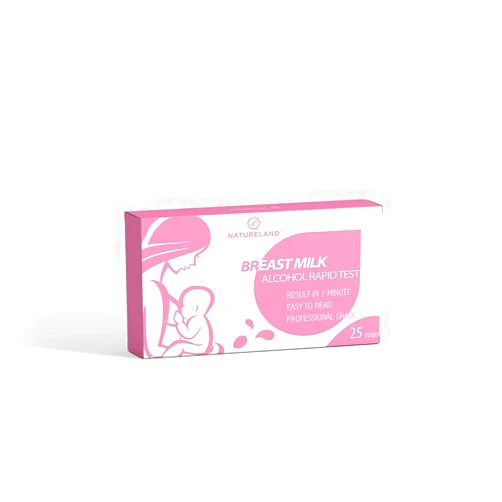 Natureland Test Strips for Alcohol Detection in Breast Milk, Accurate Result in 10 Seconds, (25)