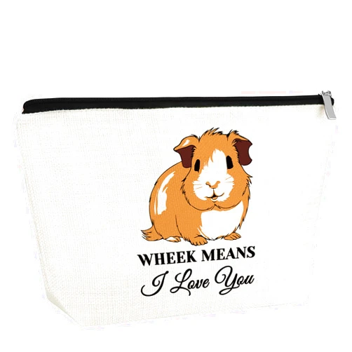 Gfhzdmf Guinea Pig Gift Makeup Bag Guinea Pig Lover Gifts Animal Lover Gifts Cosmetic Bag Guinea Pig Themed Gifts Christmas Birthday Gifts For Her Him Animal Lovers Friends Travel Bag