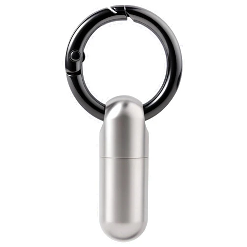 ZXLLM Titanium-Made Waterproof Keychain Pill Case，Compact Storage Solution for Emergency Medications