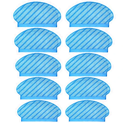 Chuancheng 10Pcs Mop Cloth Cleaning Pads Set for Ecovacs Deebot Ozmo 920 950 T5 N5 T5 Max, T5 Power Vacuum Cleaner Parts