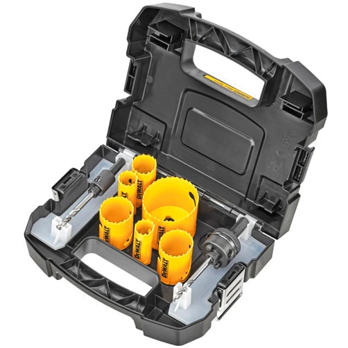 DEWALT Bi-Metal Hole Saw Kit for Wood, Metal and Plastic (D180001)