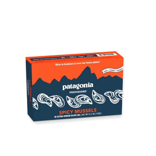 Patagonia Provisions - Spicy Mussels in Extra Virgin Olive Oil | Responsibly sourced | 18g Protein & Gluten Free