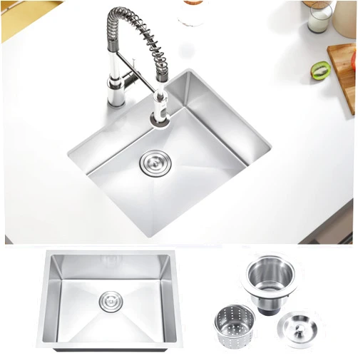 ATTOP 23 Inch Undermount Kitchen Sink,Nano Coating Stainless Steel Kitchen Sink Medium Undermount Single Bowl Sink