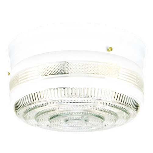 Westinghouse 6623800 Flush-Mount Interior Ceiling Fixture, Finish Glass, Two Light 10.75