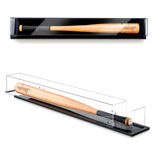 Silipull Baseball Bat Display Case Wall Mounted Tabletop 38.25