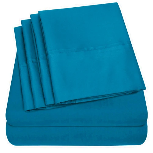Sweet Home Collection Deep Pocket King Sheet Set - 6 Piece 1500 Supreme Deluxe Collection Up to 21