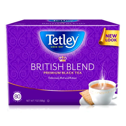 Tetley British Blend Premium Black Tea Bags, 80 Tea Bags