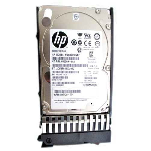HP 300GB SAS 10K 2.5in HDD EG0300FCVBF (Renewed)