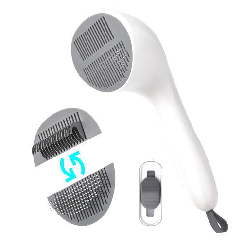 Sneatup 2-in-1 Pet Hair Deshedding Brush & Undercoat Rake Grooming Tools