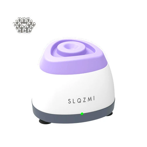 SLQZMI Mini Vortex Mixer, Nail Polish Shaker, Paint Shaker & Paint Mixer for Gel Polish, Acrylic Paints, Eyelash Adhesives, Tattoo Ink, Lab Vortex Mixer for Centrifuge Tubes and Test Tubes (Purple)