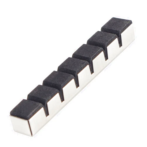 Jiayouy Guitar Bass String Mute Dampener Neoprene Foam Strip Noise Reducer Silencer Fit for Electric Wood Acoustic Guitar Bass Musical Instruments Accessory