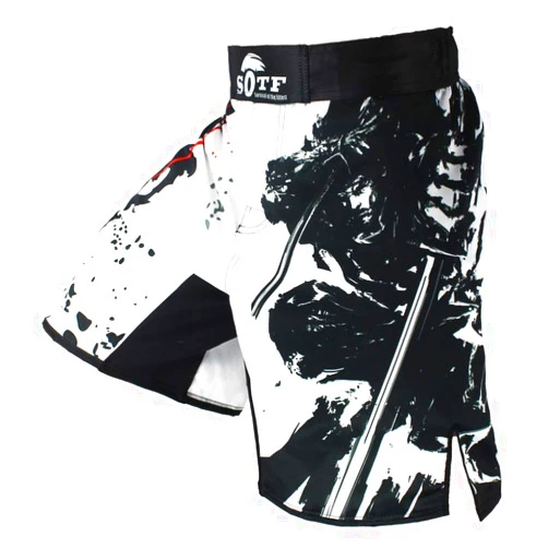 SOTF MMA Shorts Muay Thai Boxing Trunks Comfortable Kickboxing Fight Wear