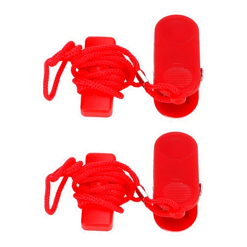 Raguso 2pcs Treadmill Magnet Key Automatic Treadmill Magnet Security Lock Easy Use Universal Universal Magnet Safety Key for Exercise Machine(14 * 35mm Models)