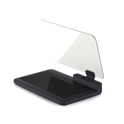 Arestech Car GPS Mobile Head Up Display Holder with HD Image Reflection for HUD, Smartphone, iPhone, Samsung, Car Navigation (Up to 6 Inches)