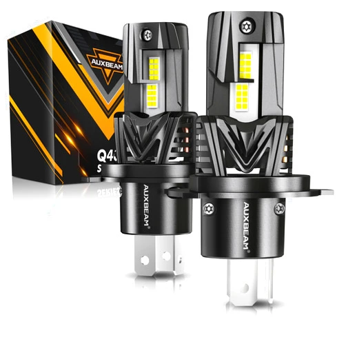Auxbeam 2024 H4 9003 Fog Light Bulbs, Wireless H4 Powersports Bulbs, 6500K 120W 30000LM 800% Brighter H4 Light Bulbs For UTV ATV Offroad Vehicles, Plug and Play