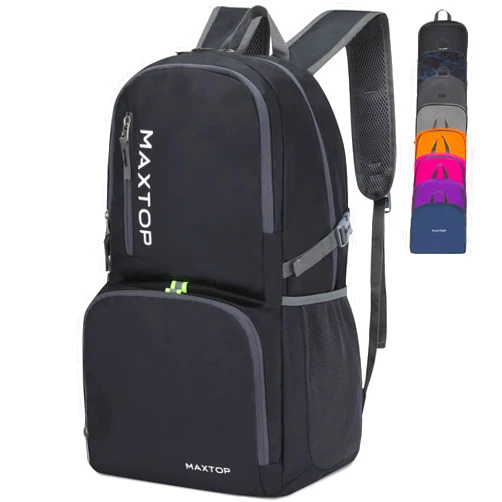 MAXTOP 40/50L Lightweight Packable Backpack for Hiking Traveling Camping Water Resistant Foldable Outdoor Travel Daypack