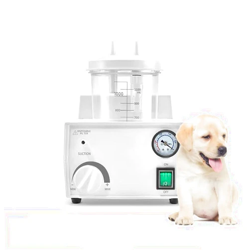 RHDUFOGBQFI Portable Veterinary Suction Machine 1000mL for Home Care
