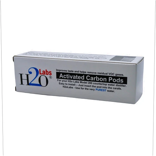 H2o Labs Activated Carbon Pods for H2o Labs Model 200 Water Distiller