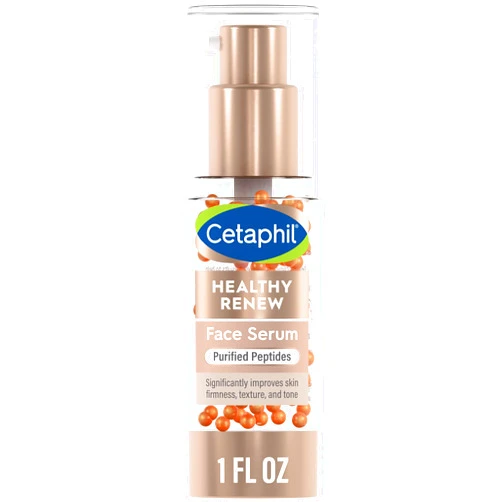 Cetaphil Healthy Renew Anti Aging Face Serum 1 Oz, Retinol Alternative Serum for Face with Niacinamide & Peptides, Skincare for Sensitive Skin with Vitamin B Complex, Fragrance Free