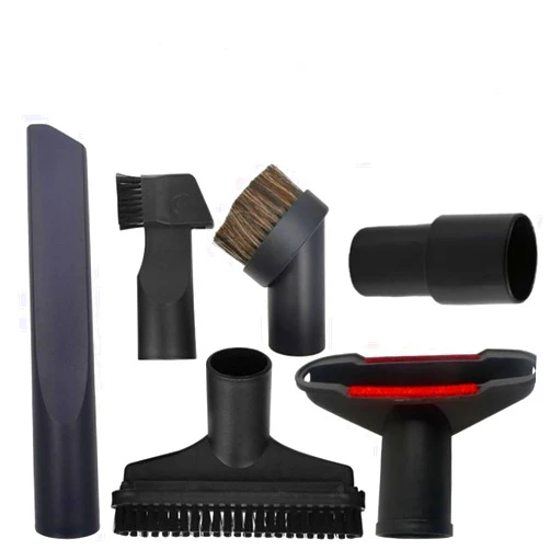 TOKIMMASH Vacuum Cleaner Accessory Set, Vacuum Cleaner Accessory Brush Nozzle Crevice Tool Vacuum Cleaner Accessory Brush Set (6pcs X 32 Mm) for Most Brands of Standard Brushes (6Pack)