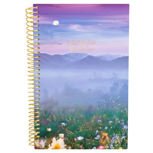 bloom daily planners 2025-2026 Academic Year Pocket Planner (July 2025 - July 2026) - 4” x 6” MINI Weekly Monthly Agenda Organizer & Calendar Book - Mystical Mountains