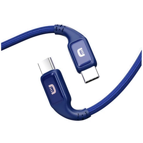 Zendure USB C to USB C Cable 100W PD Fast Charge Ultra Strong Durable Data Transfer Type C Charging Cable for Galaxy S20, iPad Mini 6, iPad Air 4, MacBook Pro 2021, Switch, Pixel, LG, 100cm, Blue
