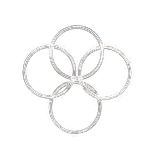 Crafts Central Clear Plastic Rings 12 Pieces - for Arts & Crafts and DIY's (3