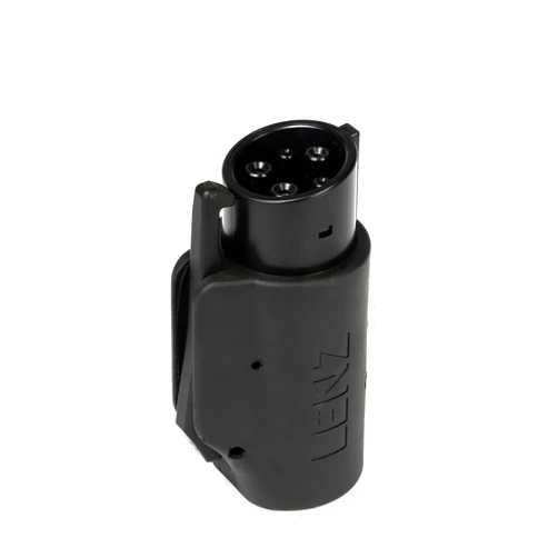 LENZ EV Charging Adapter for Tesla to J1772 (ONLY for J1772 EVs) Max 80 Amp, 240V, Ultra-Compact Design, Connect to Tesla Mobile Connectors and Destination Chargers (NOT Superchargers)
