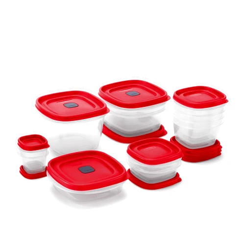 Rubbermaid Assorted Food Storage Container Set - Case of: 1; Each Pack Qty: 24; Total Items Qty: 24
