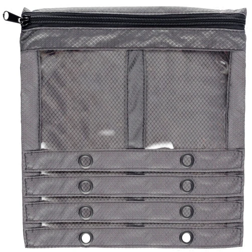 Reaction Tackle Deluxe Bait Binder - Salt Water Resistant Fishing Tackle Binder with 4 Single Pocket Sleeves and 2 Double Pocket Sleeves, Heavy Duty Soft Plastic Bait Storage Lines, Hooks, Sinkers