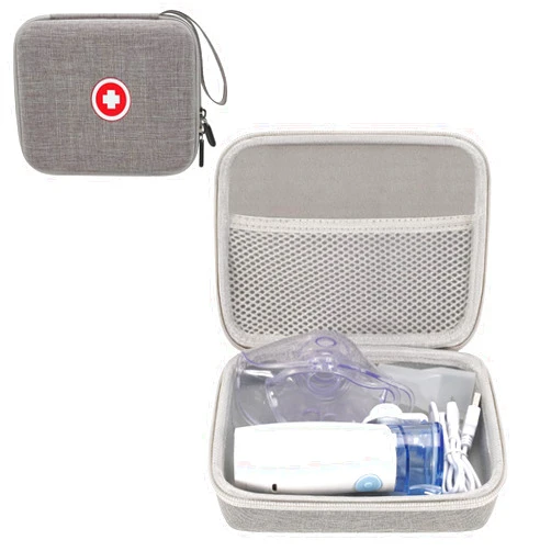 Klawdsky Carrying Case for Portable Nebulizer, Travel Medical Bag, Hard Emergency Medical Bag for Inhaler Spacer Case for Adults(Case Only)