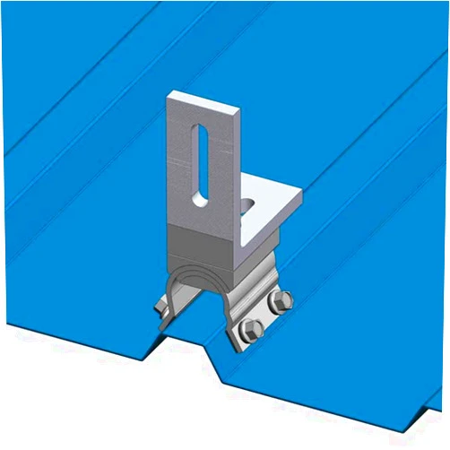 Magerack MageBracket RL with L Bracket R-Panel Trapezoidal Metal Roof Mounting Racking Rib Bracket Clamp for Solar Panel Module Installation