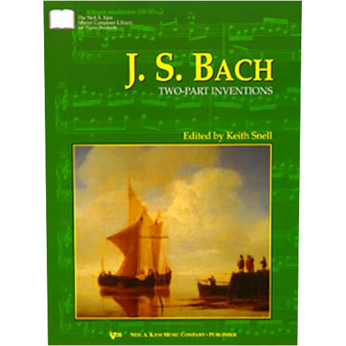 J.S Bach GP382 - J.S. Bach - Two-Part Inventions (Niel A. Kjos Master Composer Library for Piano Students)
