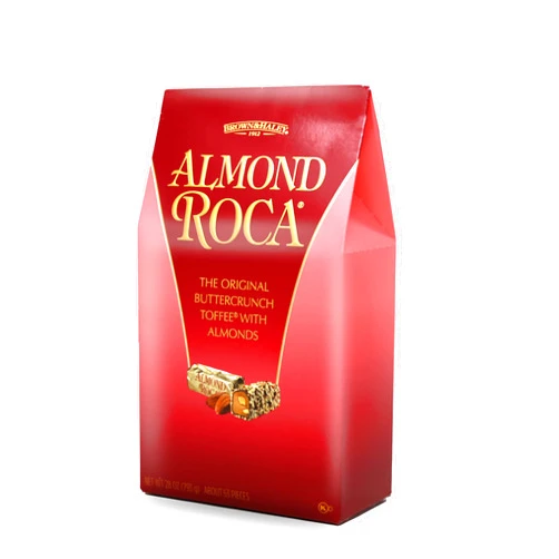 Inspiration Industry Brown & Haley Almond Roca The Original Buttercrunch Toffee With Almonds 28 Oz (793 g) (1 PACK)