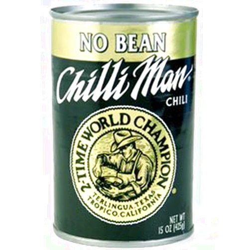 Chilli Man Chilliman Chili No Bean, 15 oz