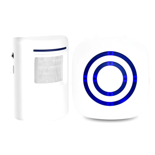 Juuka Wireless Doorbell, Doorbell Wireless With Chime With 3 Adjustable Volume Levels, 328Ft Range, 38 Chimes & Led Indicators For Business/Home/Office/Store (1 Plug-In Receiver+1 PIR Motion Sensor)