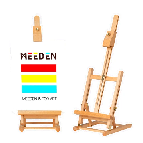 MEEDEN Tabletop Easel for Painting H-Frame, Adjustable Painting & Display Table Top Easel Stand, Hold Canvas up to 16