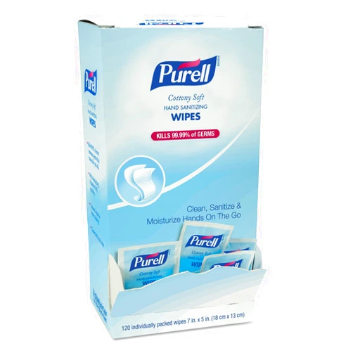 Purell Cottony Soft Individually Wrapped Hand Sanitizing Wipes, 5