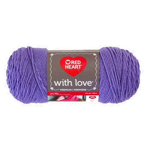 Red Heart Love Yarn-Lilac, Multicolor, 1110 Foot