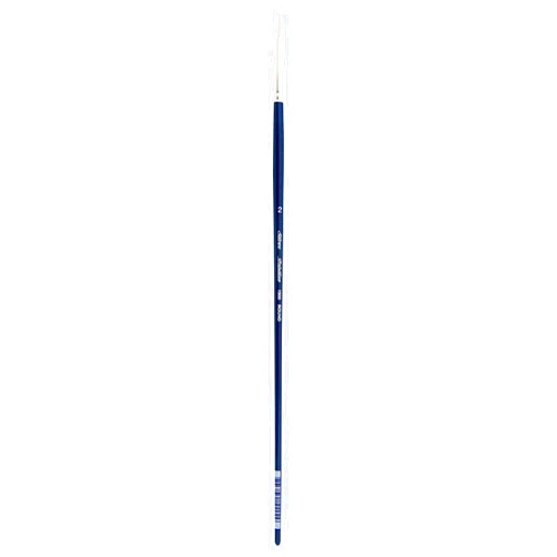 Silver Brush Limited 19002 Bristlon Round Acrylic and Oil Brush, Size 2, Long Handle